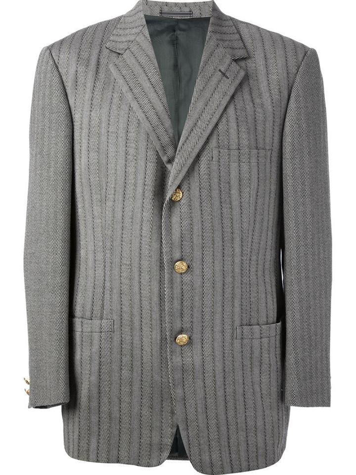 Gianni Versace Vintage Herringbone Blazer