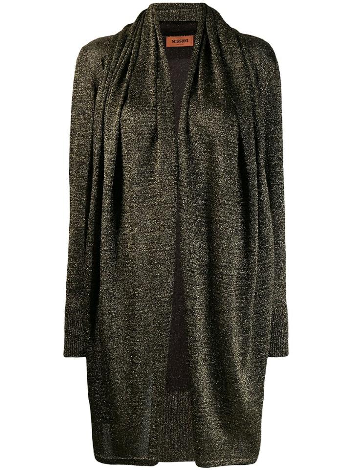 Missoni Glitter Open Front Cardigan - Metallic