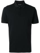 Emporio Armani Logo Tape Polo Shirt - Black