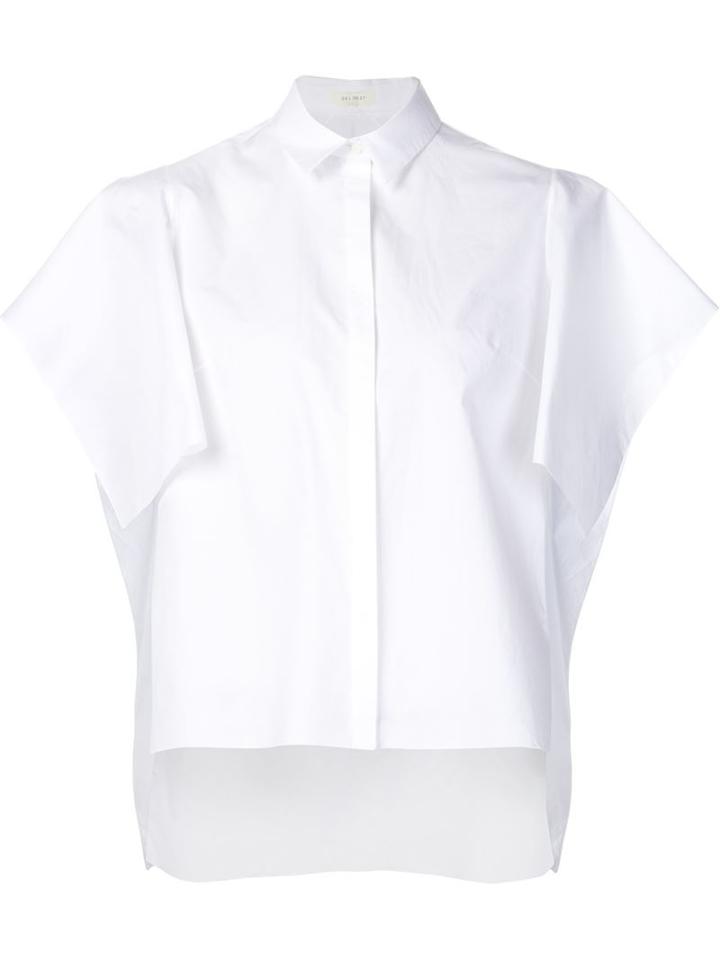 Delpozo Cape-sleeve Shirt