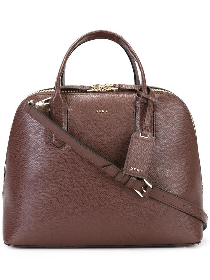 Dkny Double Zip Tote, Women's, Pink/purple