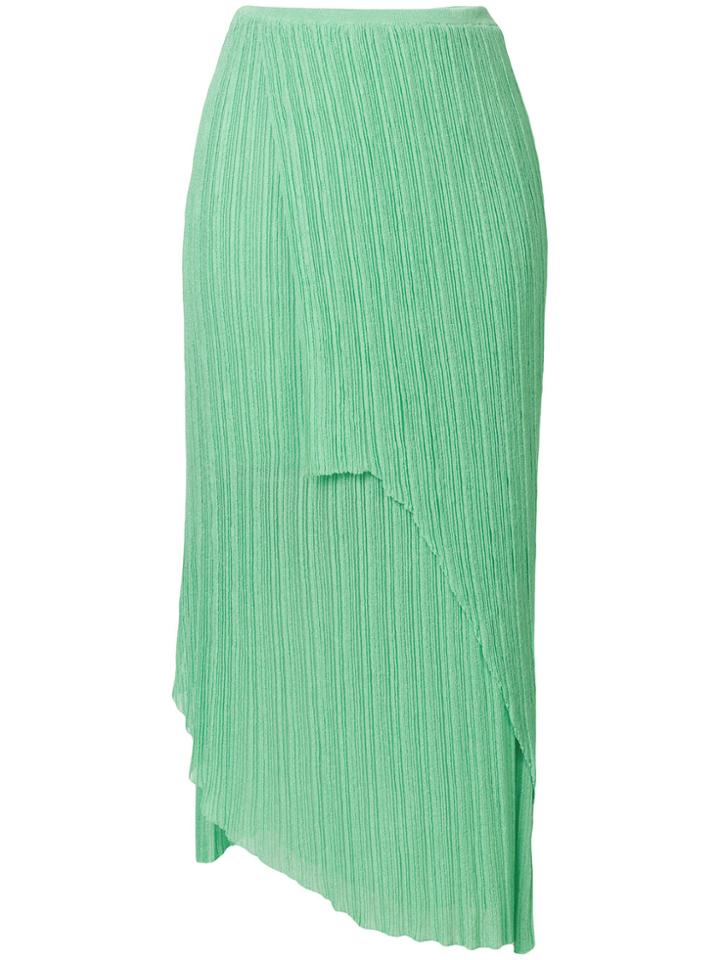 Christian Wijnants Kenan Asymmetric Knitted Skirt - Green