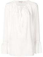 Dvf Diane Von Furstenberg Tie Detail Blouse - White