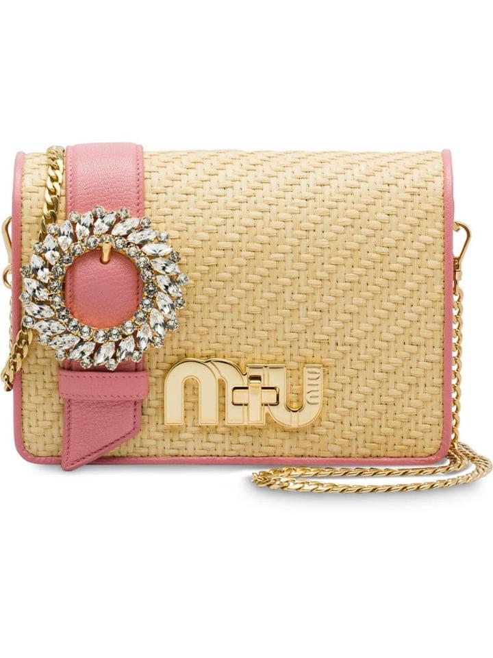 Miu Miu Madras Bag - Neutrals