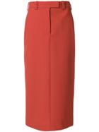 Calvin Klein 205w39nyc Contrast Panel Skirt - Yellow & Orange