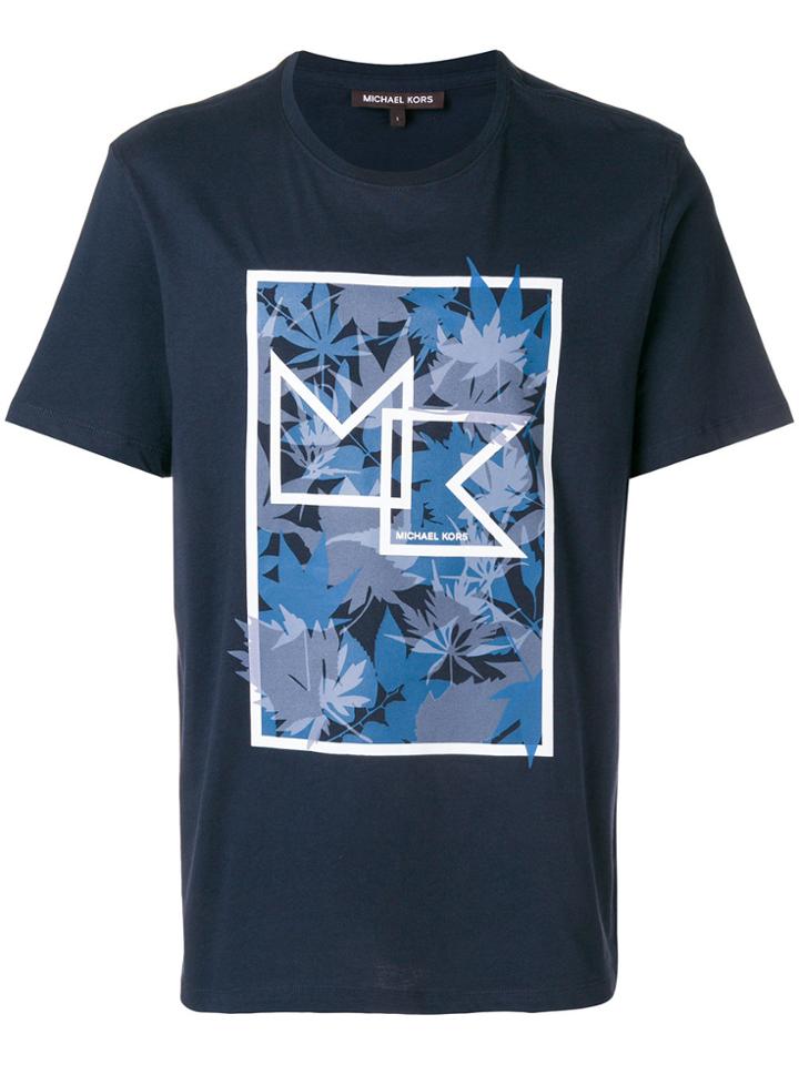 Michael Michael Kors Graphic Printed T-shirt - Blue