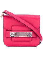 Proenza Schouler Statement Clasp Bag, Women's, Pink/purple, Leather/metal (other)