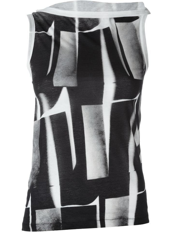 Ann Demeulemeester Raised Neck Tank Top