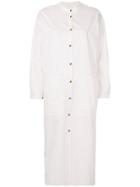 Tomorrowland Oversized Shirt Dress - White