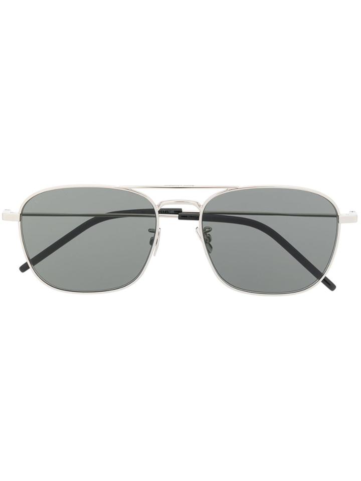 Saint Laurent Eyewear Sl309 Aviator-style Sunglasses - Silver