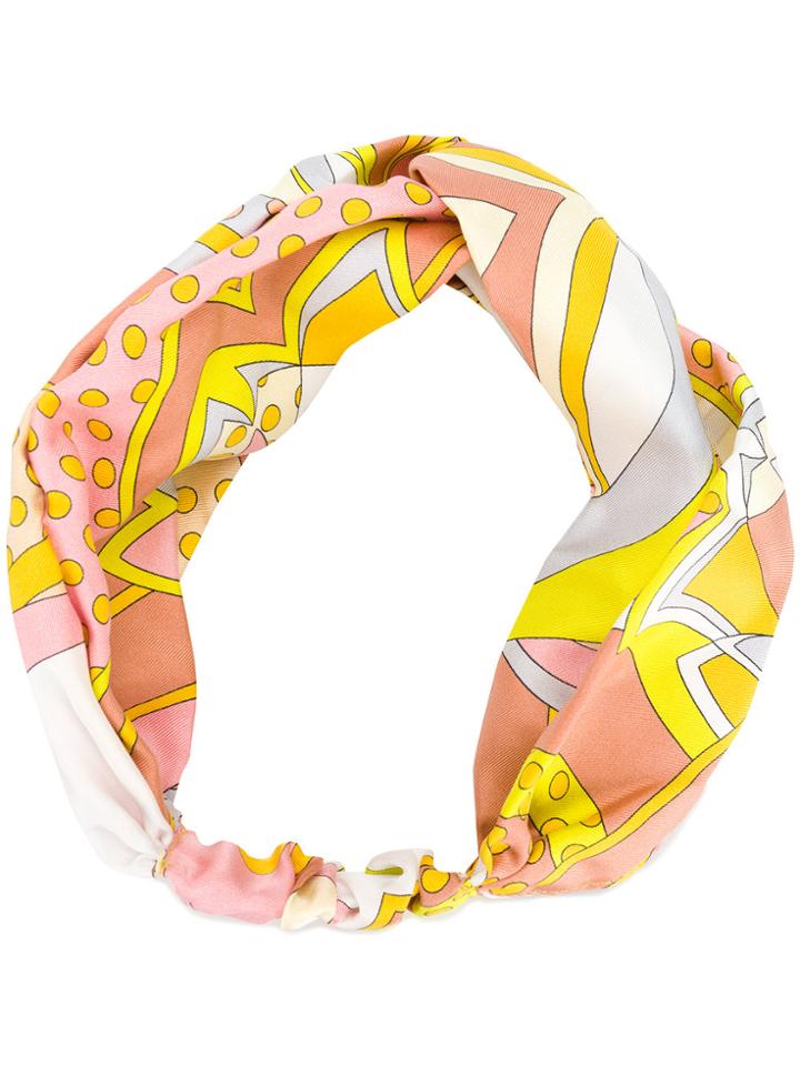 Emilio Pucci Multi Printed Headband - Multicolour