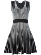 Opening Ceremony Striped Knit Dress, Women's, Size: Xs, Black, Viscose/nylon/spandex/elastane