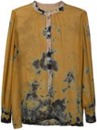 Raquel Allegra Tie Dye Blouse, Women's, Size: 2, Blue, Silk