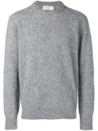 Maison Kitsuné Knitted Sweatshirt - Grey