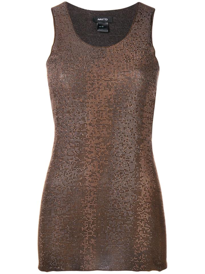 Avant Toi Studded Tank Top - Unavailable