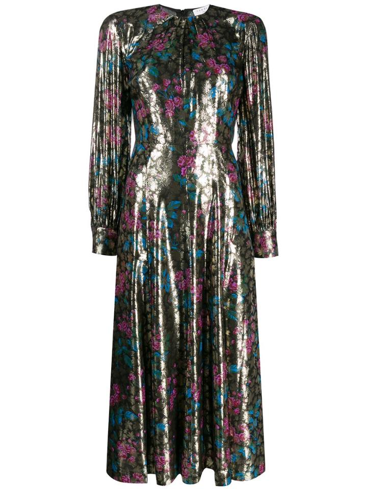 Sandro Paris Jacquard Print Dress - Green