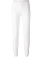 D.exterior Plain Leggings, Women's, Size: Xs, White, Cotton/spandex/elastane/polyamide