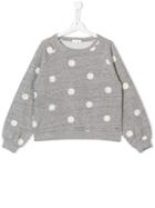 Chloé Teen Floral Patch Sweatshirt - Grey