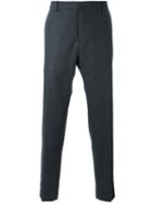 Ami Alexandre Mattiussi Straight Legged Trousers, Men's, Size: 34, Grey, Polyester/wool