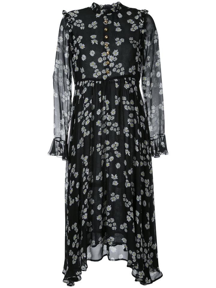 Macgraw - Calendula Dress - Women - Silk - 8, Black, Silk