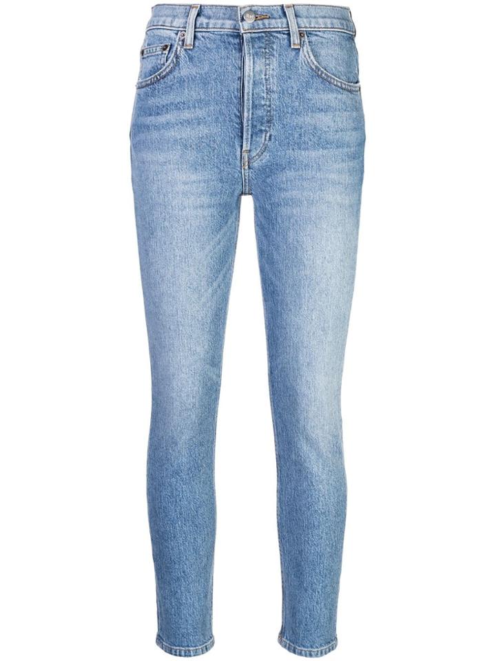 Reformation Serena Skinny Jeans - Blue