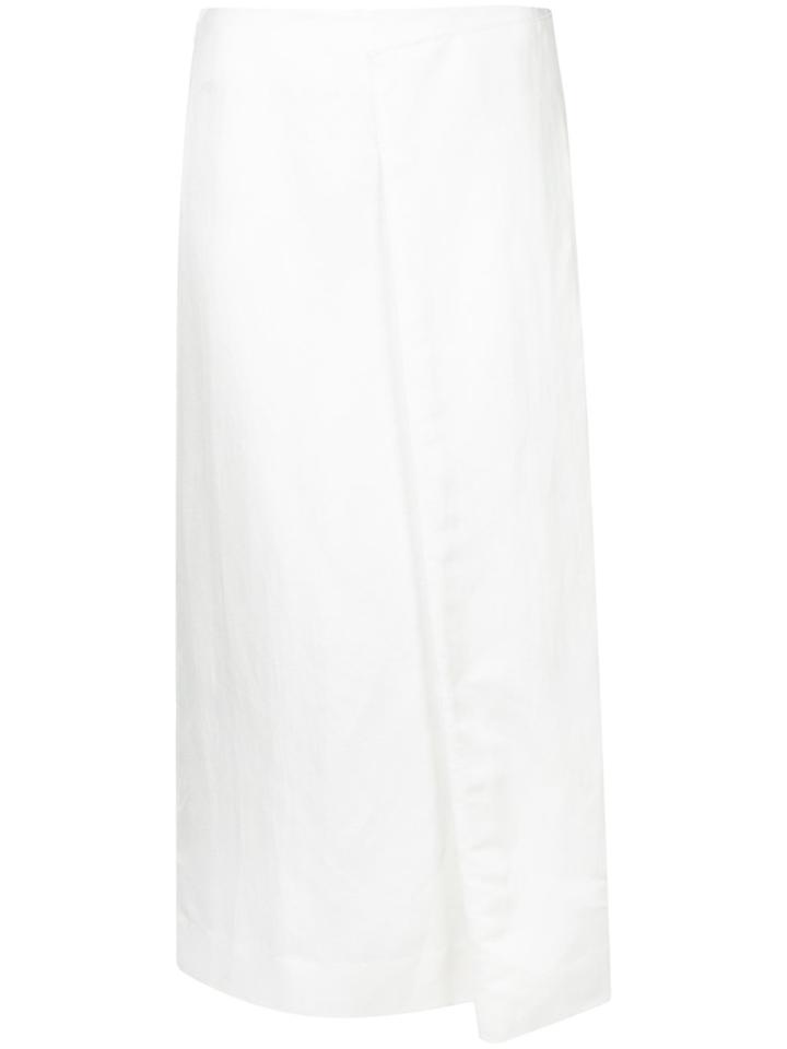 Julia Jentzsch Wrap Style Pencil Skirt - White