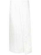 Julia Jentzsch Wrap Style Pencil Skirt - White
