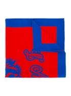 Gucci Kids Printed Scarf, Boy's, Blue