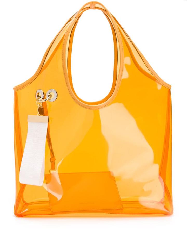 See By Chloé Transparent Tote - Orange