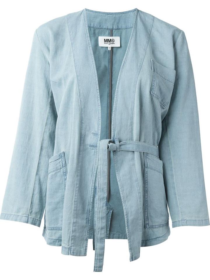 Mm6 Maison Margiela Kimono-style Denim Jacket