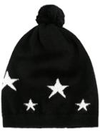 Chinti And Parker - Star Intarsia Hat - Women - Cashmere - One Size, Black, Cashmere