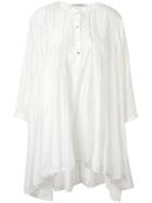 Martha Medeiros Dine Beach Dress, Women's, Size: G, White, Silk/lyocell