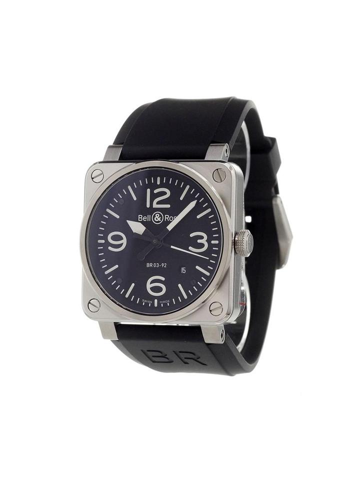 Bell & Ross 'br 03-92' Analog Watch, Men's, Stainless Steel
