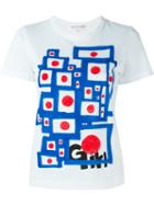 Comme Des Garçons Girl Square Print T-shirt