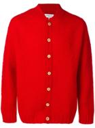 Ymc Long-sleeve Fitted Cardigan - Red