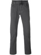 Jacob Cohen Regular Fit Jeans, Men's, Size: 32, Grey, Cotton/spandex/elastane