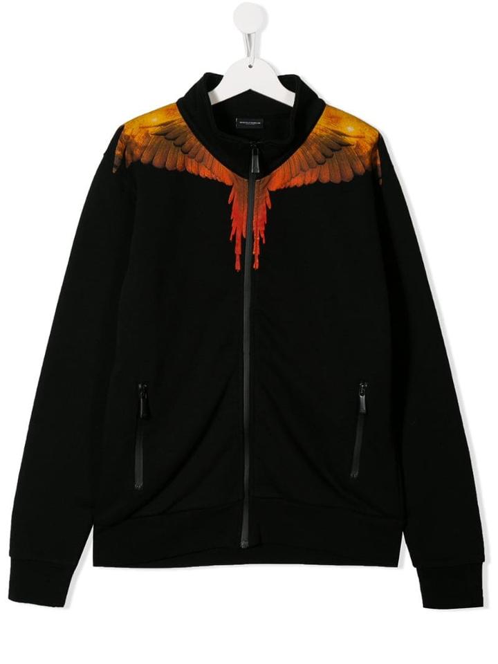 Marcelo Burlon County Of Milan Kids Wings Planet Jacket - Black