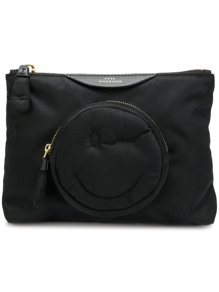 Anya Hindmarch Wink Make-up Bag - Black