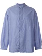 E. Tautz 'george' Shirt, Men's, Size: Medium, Blue, Cotton