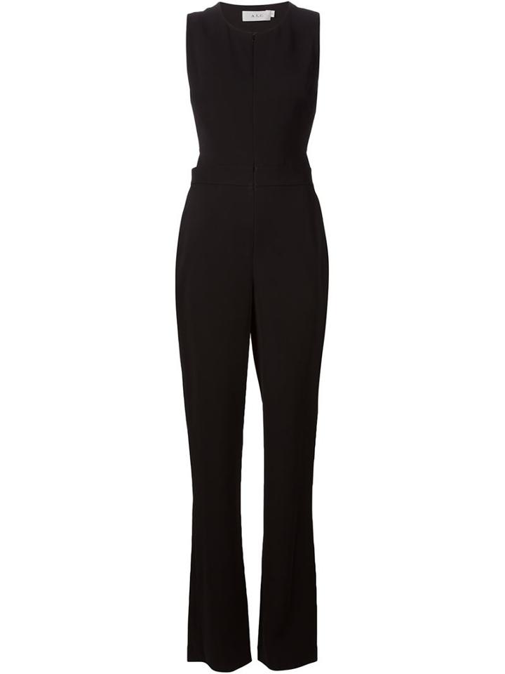 A.l.c. Andrea Jumpsuit, Women's, Size: 8, Black, Spandex/elastane/viscose