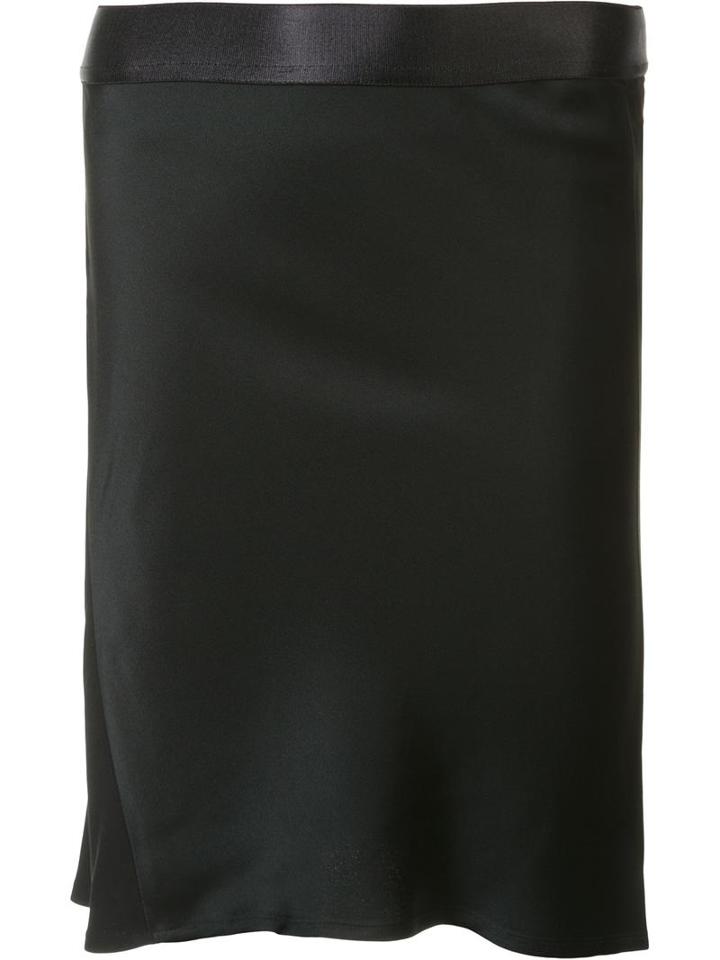 Ann Demeulemeester 'crepin' Skirt, Women's, Size: 40, Black, Spandex/elastane/acetate/viscose
