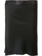 Ann Demeulemeester 'crepin' Skirt, Women's, Size: 40, Black, Spandex/elastane/acetate/viscose