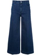 Stella Mccartney Flared Jeans, Women's, Size: 25, Blue, Cotton/spandex/elastane