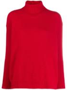 Marni Mixed-stitched Knitted Sweater - Red