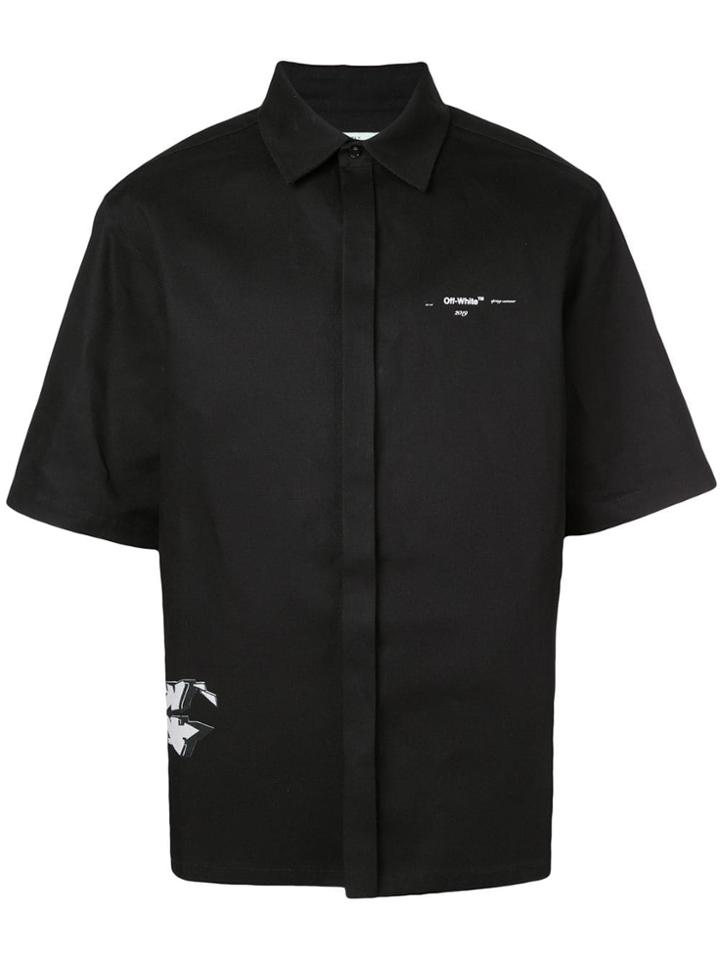 Off-white Logo Print Shirt - Black