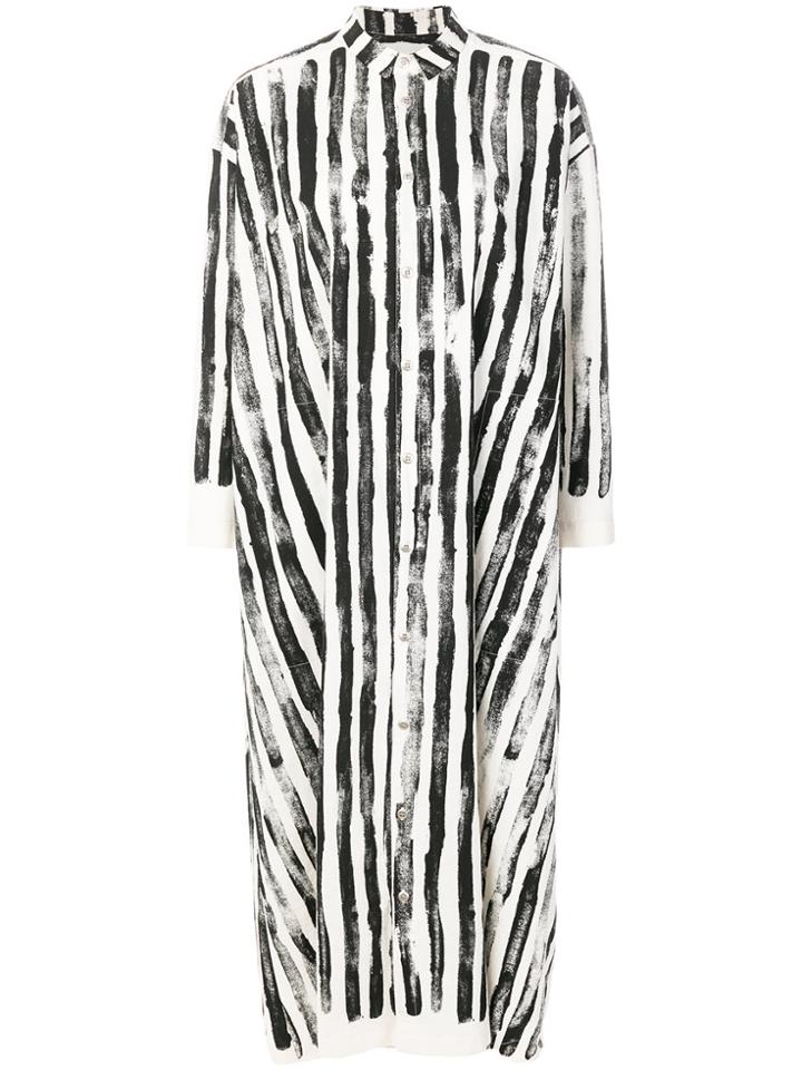 Toogood Printed Shirt Dress - Black