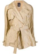 Lorena Antoniazzi Creased-effect Jacket - Neutrals