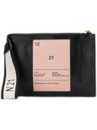 No21 Numerology Clutch Bag - Black
