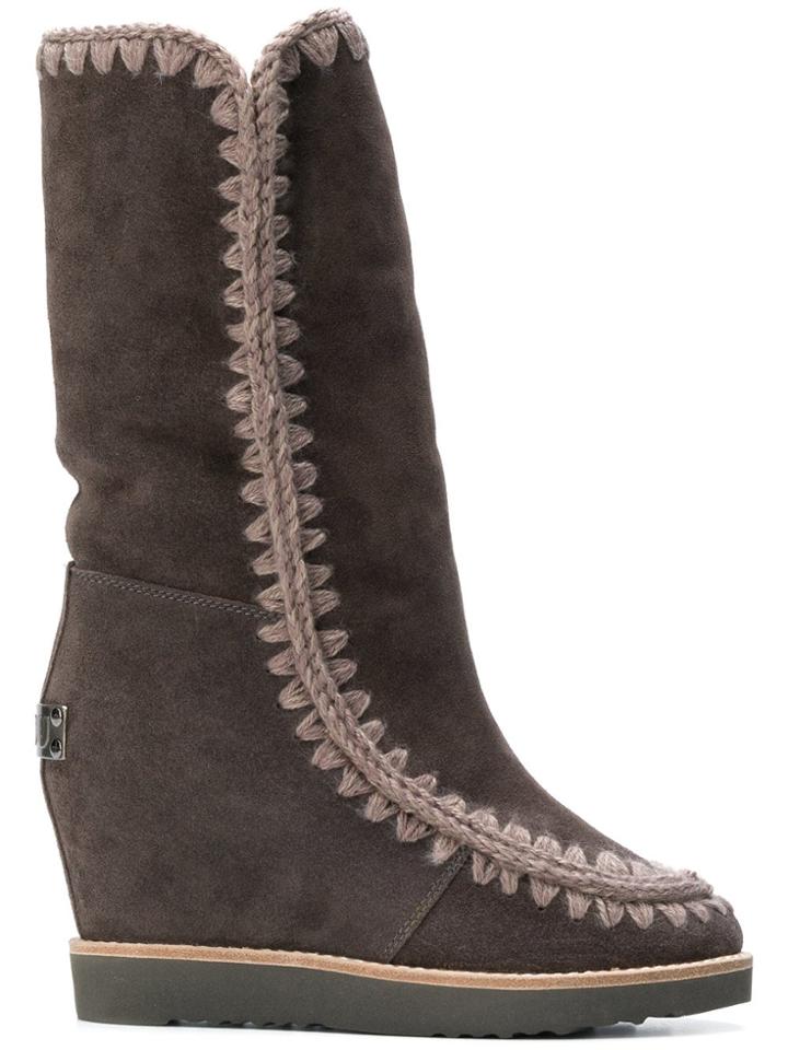 Mou Fit Eski Tall Boots - Grey