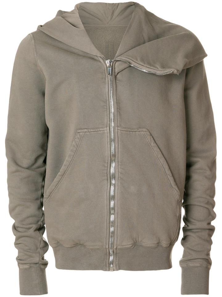 Rick Owens Drkshdw Zipped Hoody - Grey